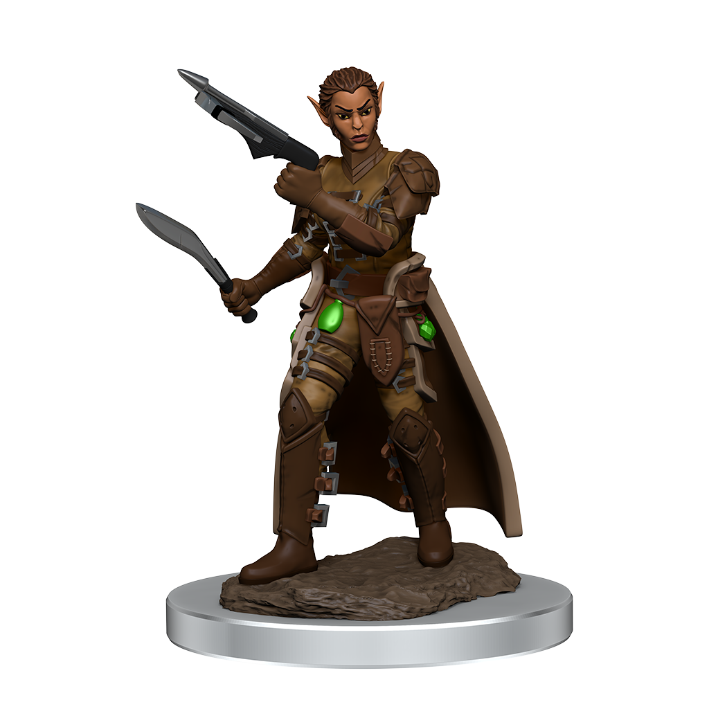 D&D Minis: Shifter Rogue Female - Painted