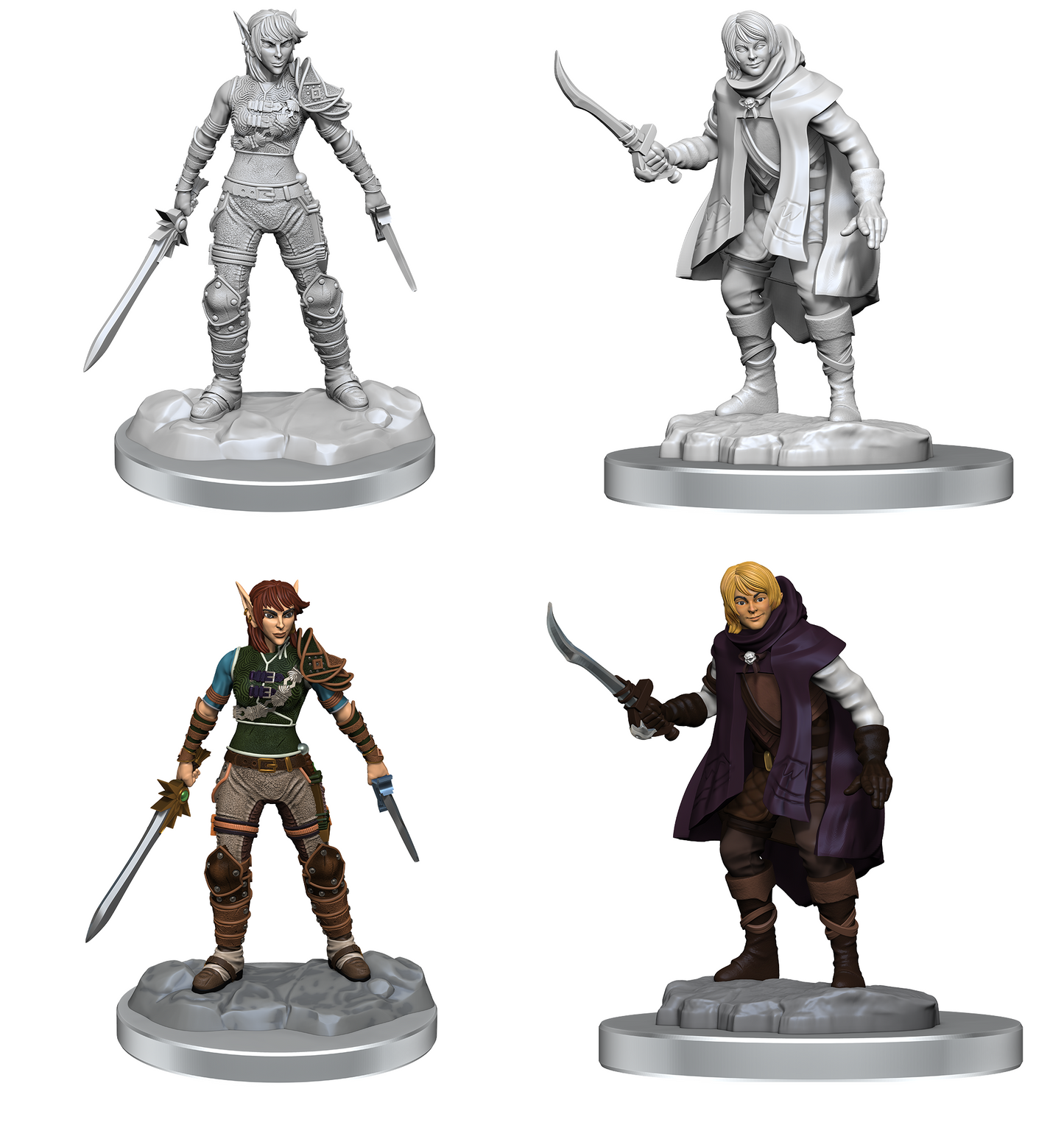 D&D Minis: Elf Rogue/Half-Elf Rogue