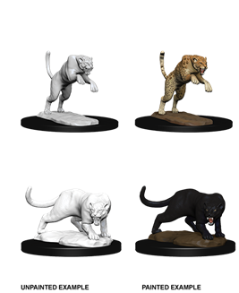 D&D Minis: Panther and Leopard