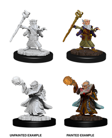 D&D Minis: Gnome Wizard Male