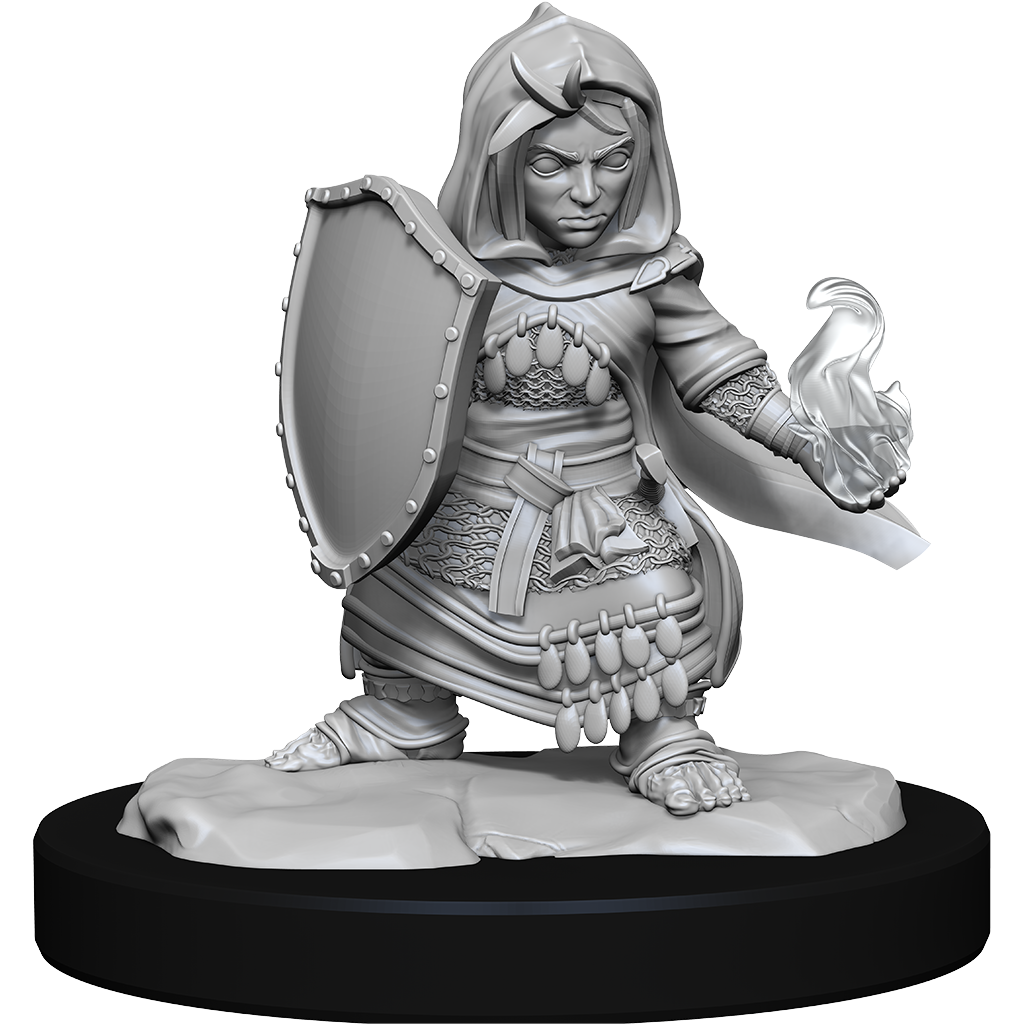 D&D Minis: Halfling Cleric Female