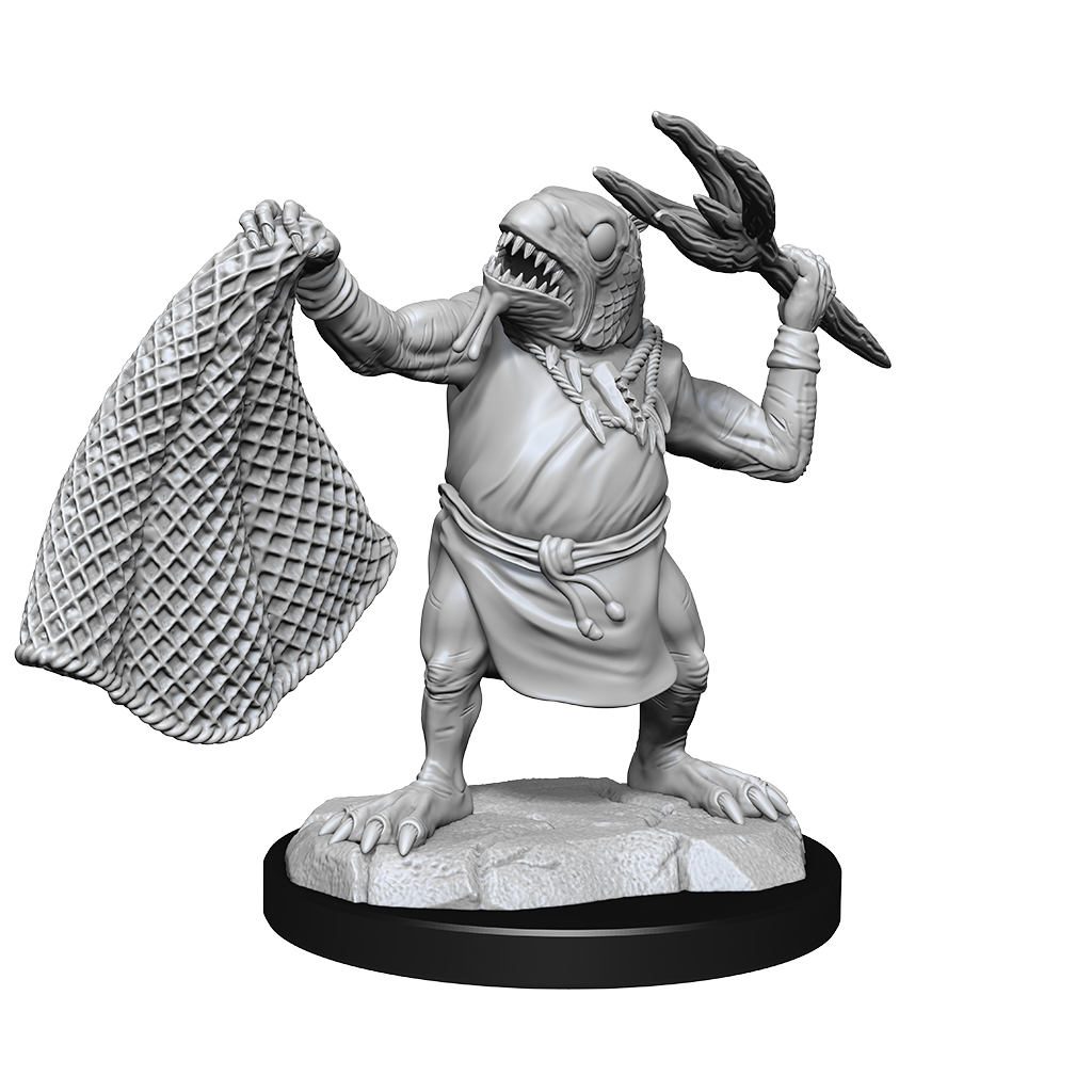 D&D Minis: Kuo-Toa & Kuo-Toa Whip