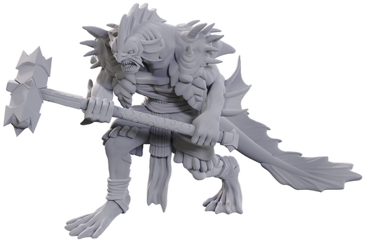D&D Minis: Sahuagin Coral Smasher