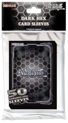 Yu-Gi-Oh: Card Sleeves - Dark Hex - 50 Count