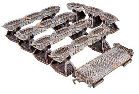 TinkerTurf: Sci-Fi Maglev Cars and Rails - Abandoned Theme