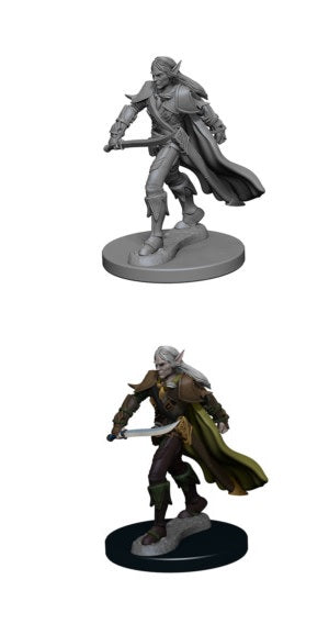 D&D Minis: Elf Fighters Male