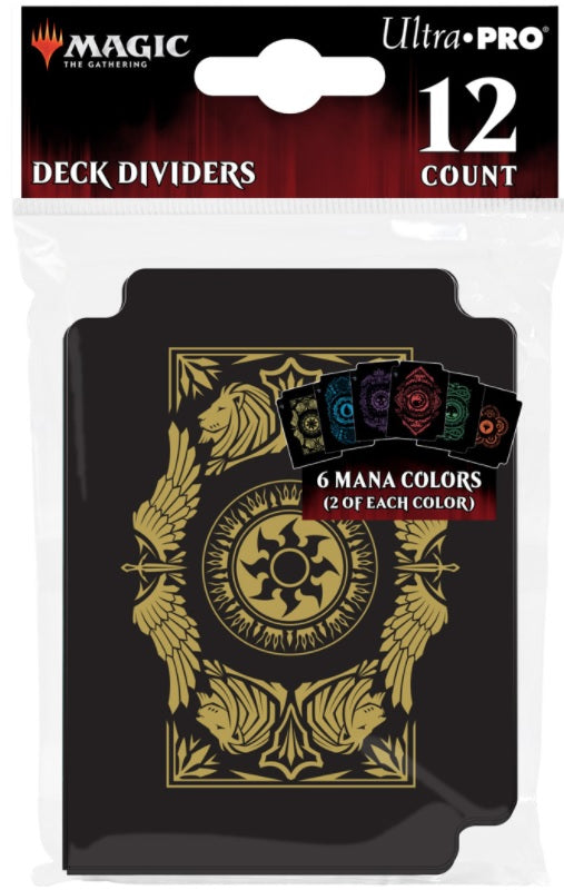 Ultra Pro: Card Dividers - Mana Symbols 12 Count