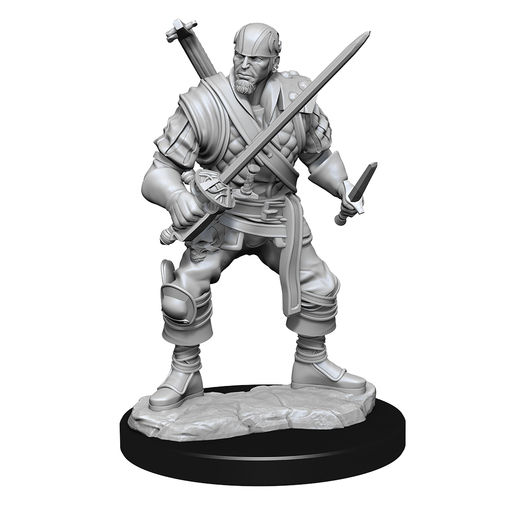 D&D Minis: Human Bard Male