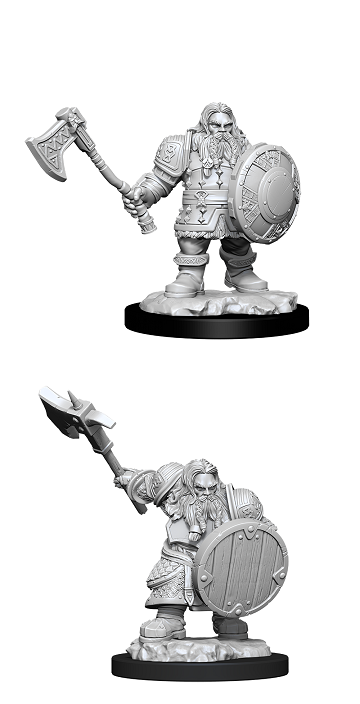 D&D Minis: Dwarf Fighter Male