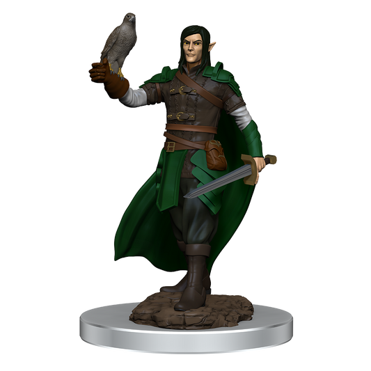 D&D Minis: Elf Ranger Male - Painted