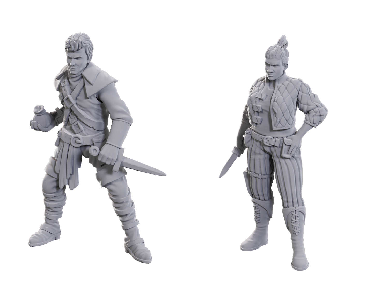 D&D Minis: Cutpurses Male & Female