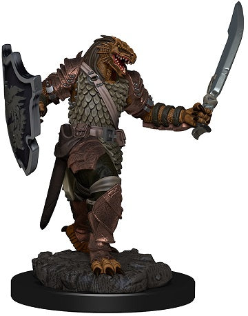 D&D Minis: ICONS O/T REALMS DRAGONBORN FEMALE PALADIN - Painted