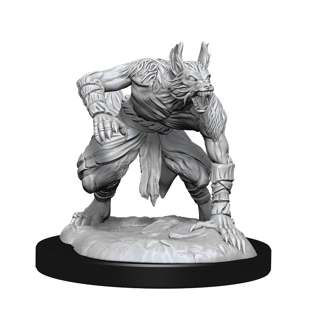 D&D Minis: Jackalwere and Jackal