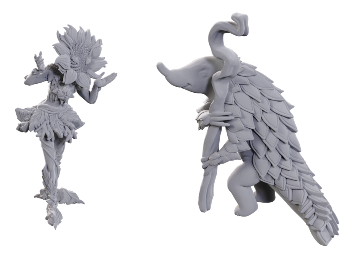 D&D Minis: PF Sunflower and Fruit Leshy