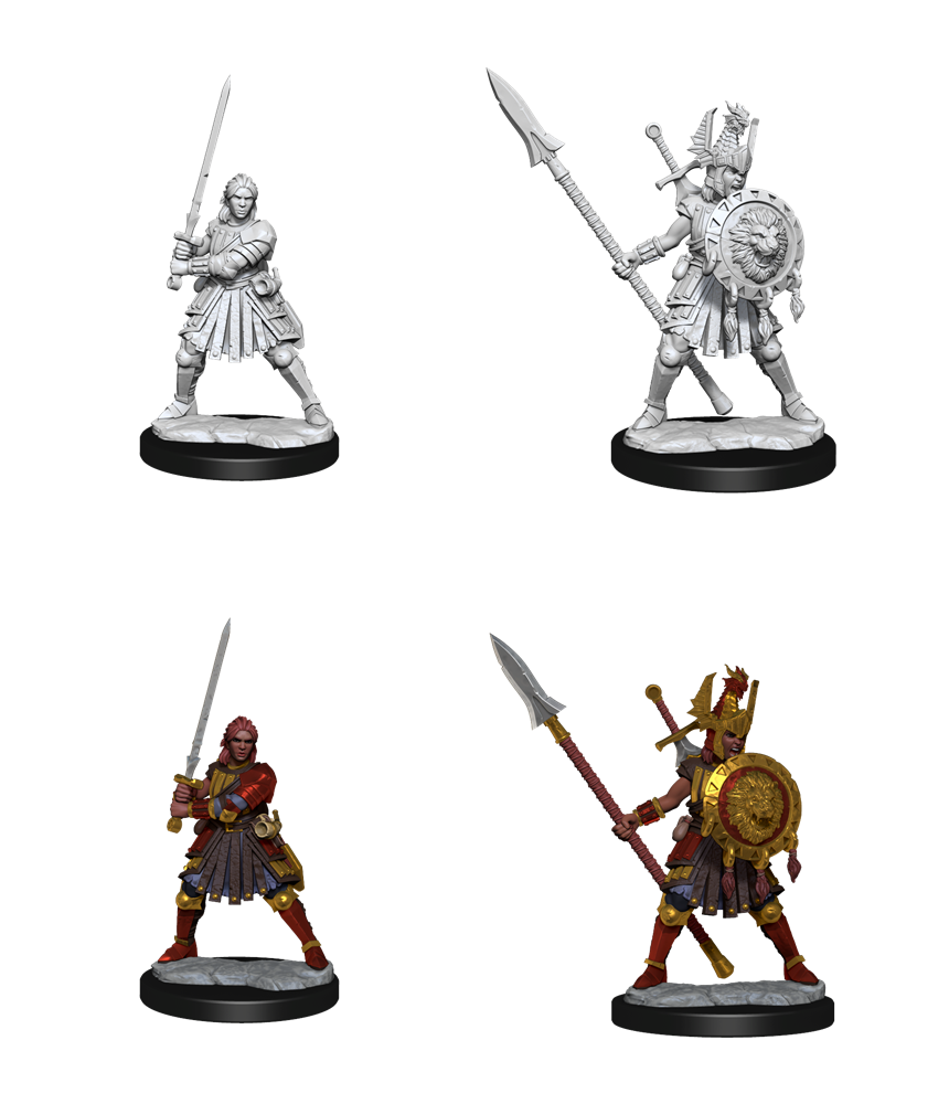 D&D Minis: Human Fighter, Frameworks