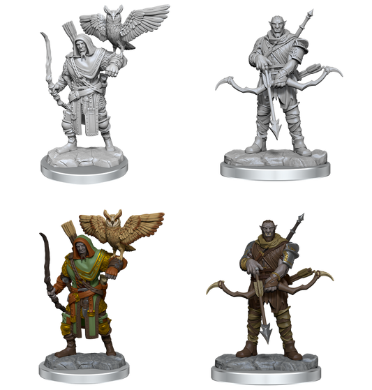 D&D Minis: Orc Ranger Male