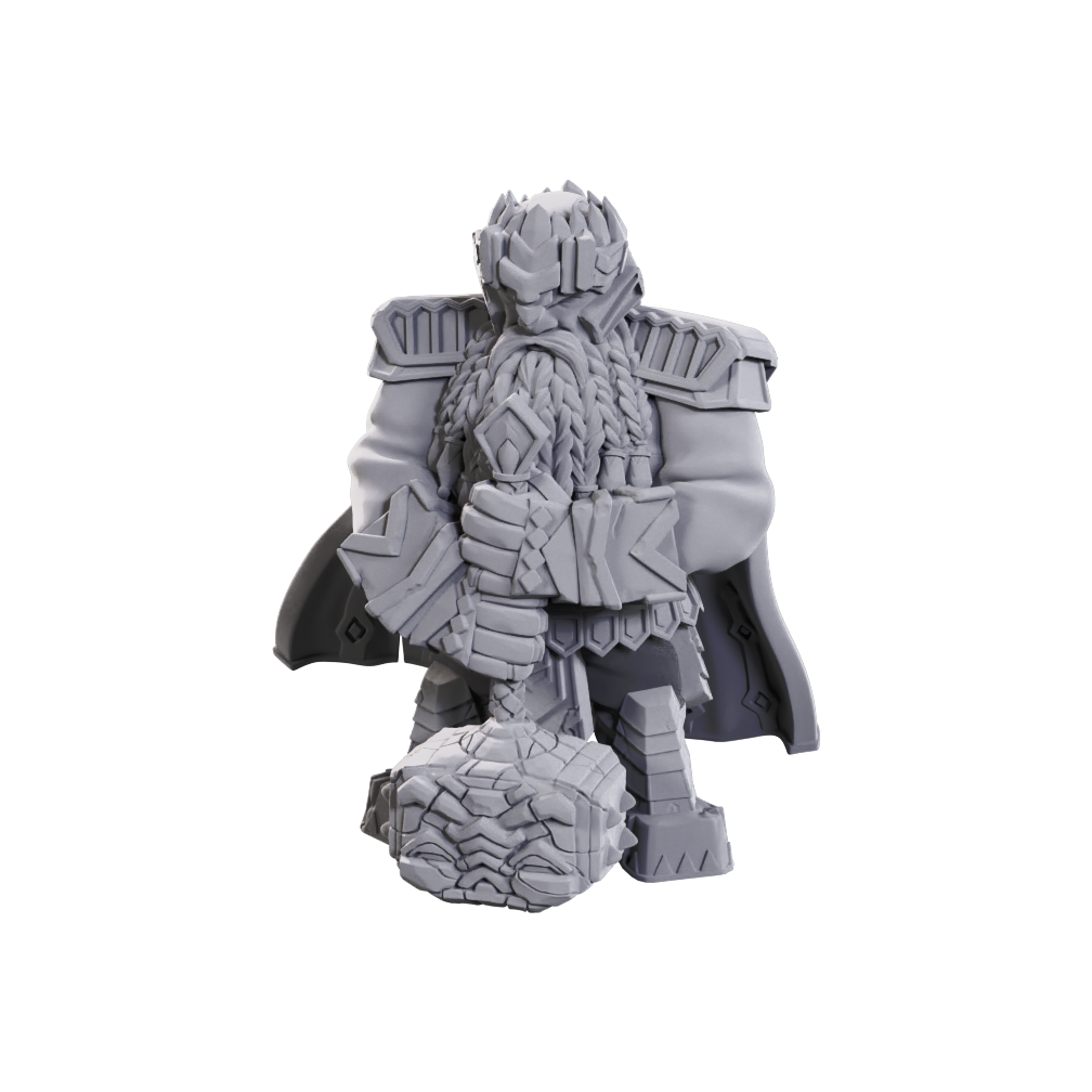 D&D Minis: PF Male Dwarf Champion High-Level