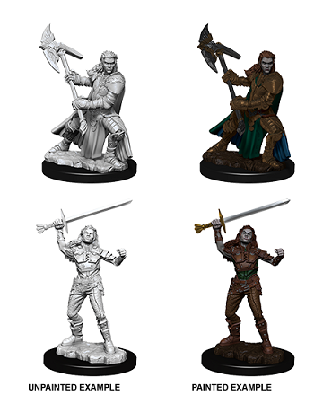 D&D Minis: Half-Orc Fighter Female