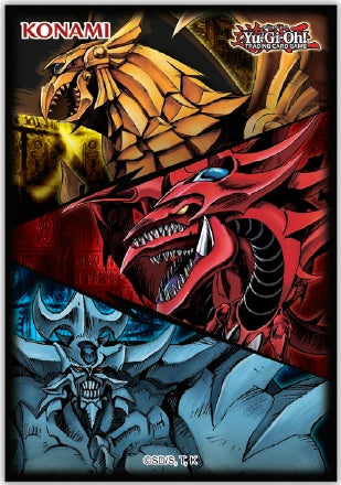 Yu-Gi-Oh: Card Sleeves - Slifer, Obelisk & Ra - 50 Count