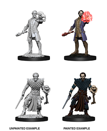 D&D Minis: Human Warlock Male