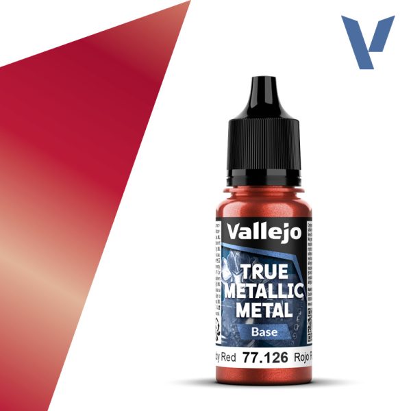 Vallejo: True Metallic Metal - Ruby Red