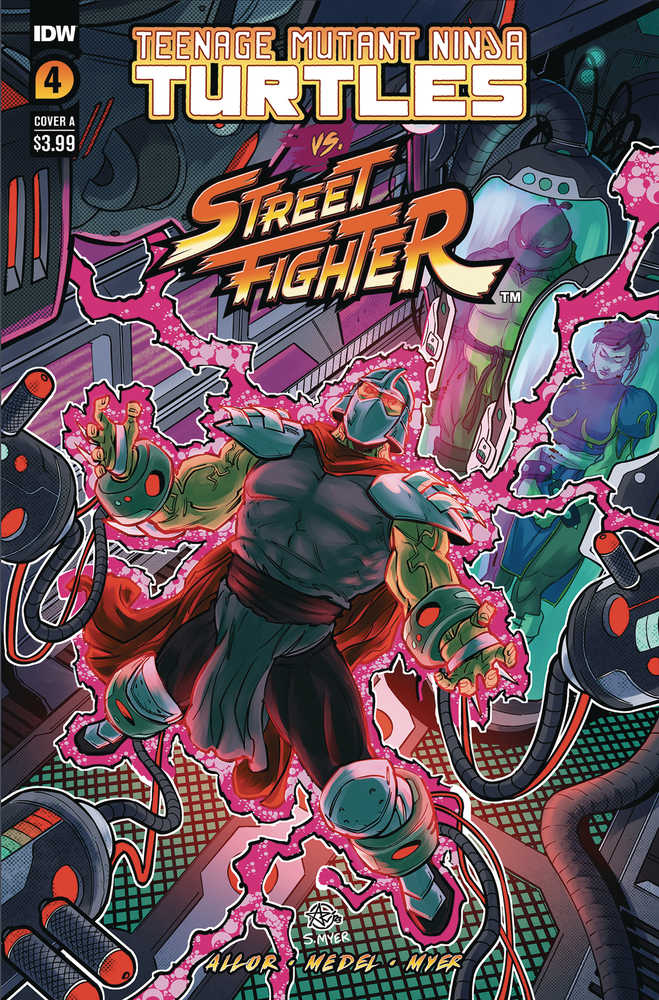Teenage Mutant Ninja Turtles vs. Street Fighter #4 (Of 5) Cover A Medel