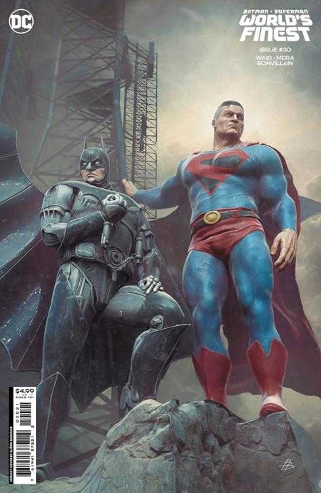 Batman Superman Worlds Finest #20 Cover B Bjorn Barends Card Stock Variant