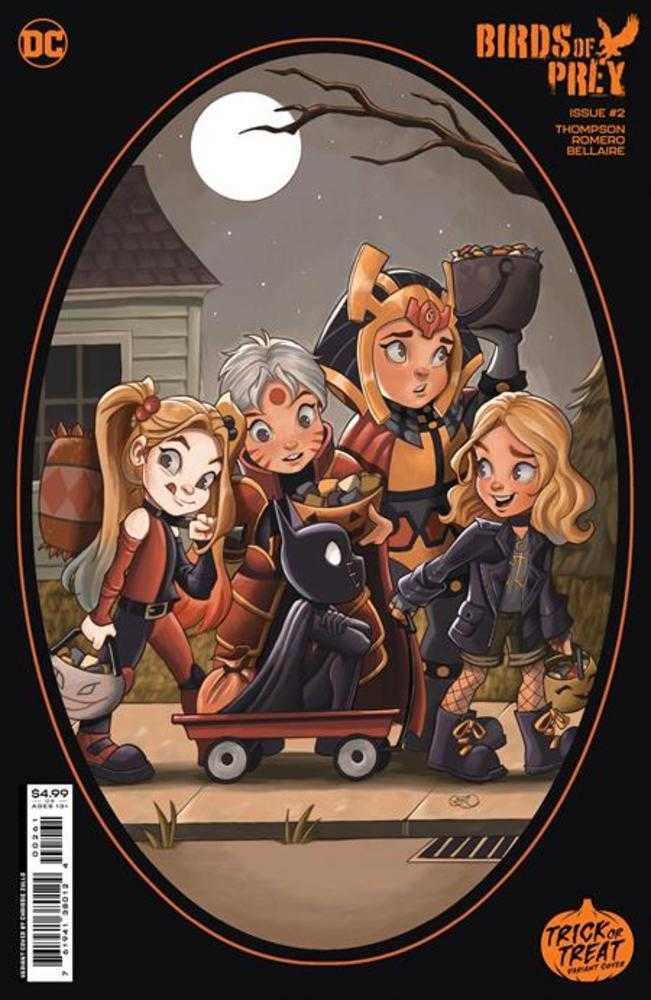 Birds Of Prey #2 Cover F Chrissie Zullo Trick Or Treat Card Stock Variant