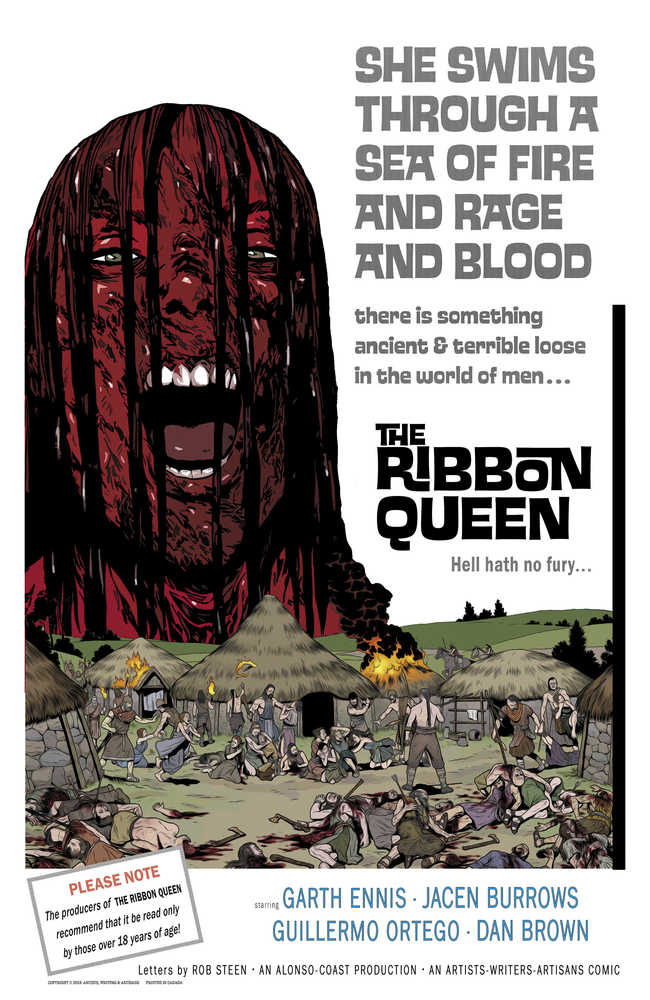 The Ribbon Queen #5 (Of 8) Cover C Horror Poster Homage (Mature)