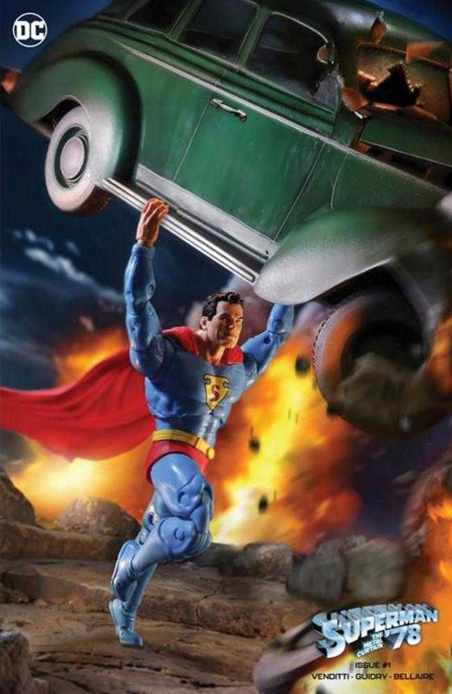 Superman 78 The Metal Curtain #1 (Of 6) Cover C Action Comics Superman McFarlane Toys Action Figure Card Stock Variant