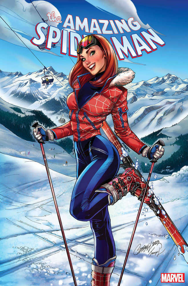 Amazing Spider-Man #40 J.S. Campbell Ski Chalet Variant [Gw]