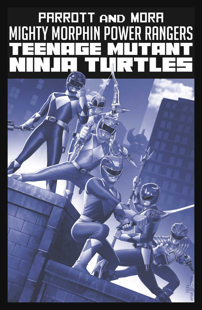 Mmpr Teenage Mutant Ninja Turtles II Black & White Edition #1 Cover B Mmpr Variant Bernardo