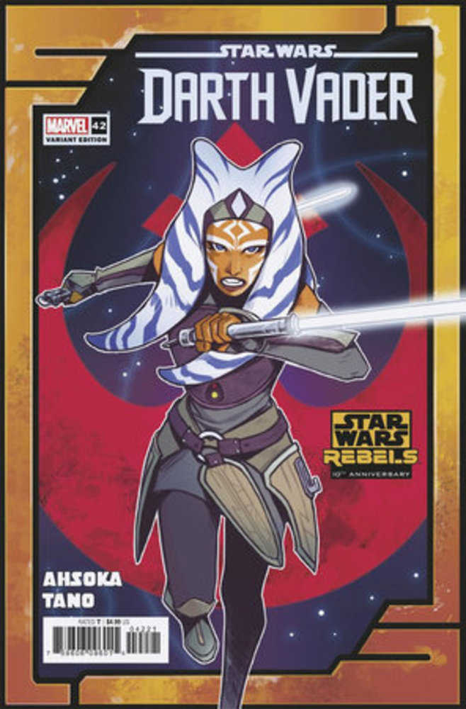 Star Wars Darth Vader #42 Wijngaard Ahsoka Rebels 10th Ann