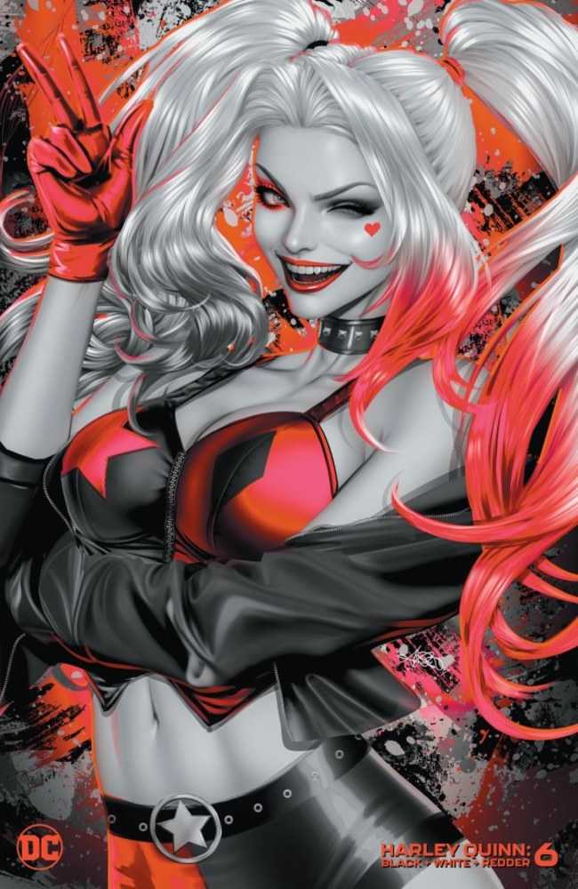 Harley Quinn Black White Redder #6 (Of 6) Cover C Ariel Diaz Variant